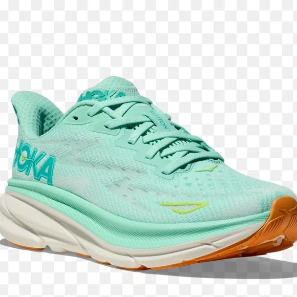 Hoka Clifton 9 Seafoam / Aqua Breeze - Picture 2 of 9